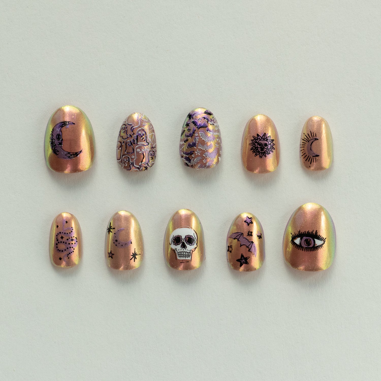 These Halloween Square Nails Will Haunt Your Dreams (In A Good Way!) - i9cqt4p