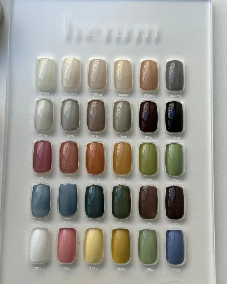 Full Collection: Henum 30 Potted Color Gel Full Set - Noho Nails