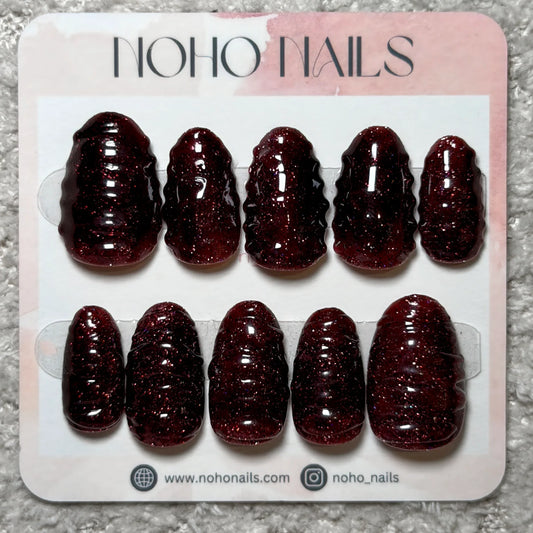 Sculpted Garnet - Noho Nails
