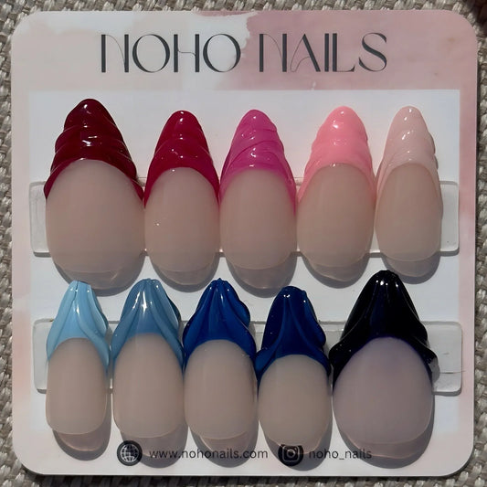 Ombre Frenchies - Noho Nails