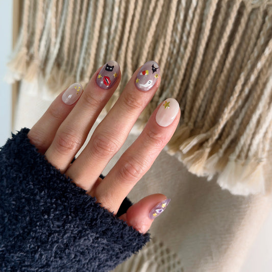 Spooky Confetti - Noho Nails