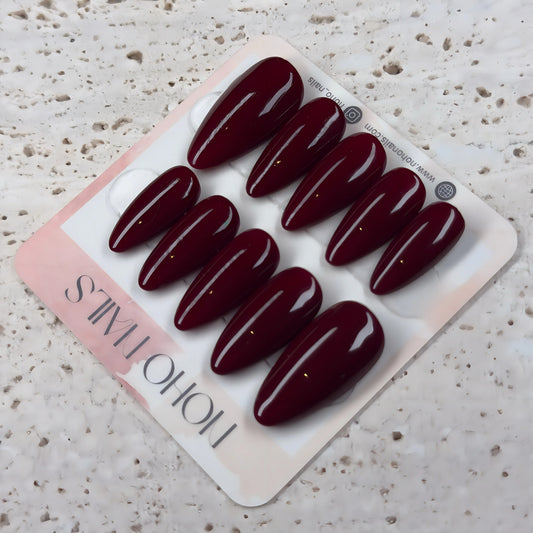 Never Bordeaux You - Noho Nails