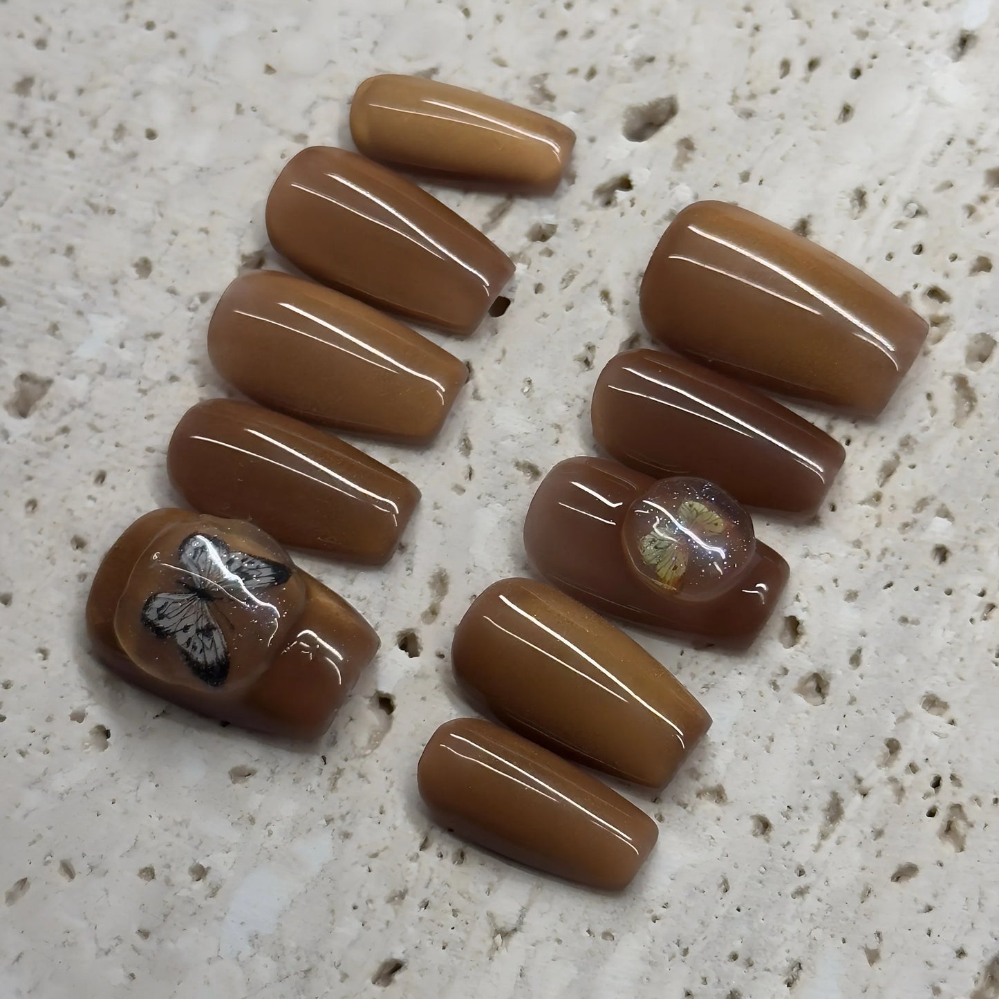 Caught in Amber - Noho Nails