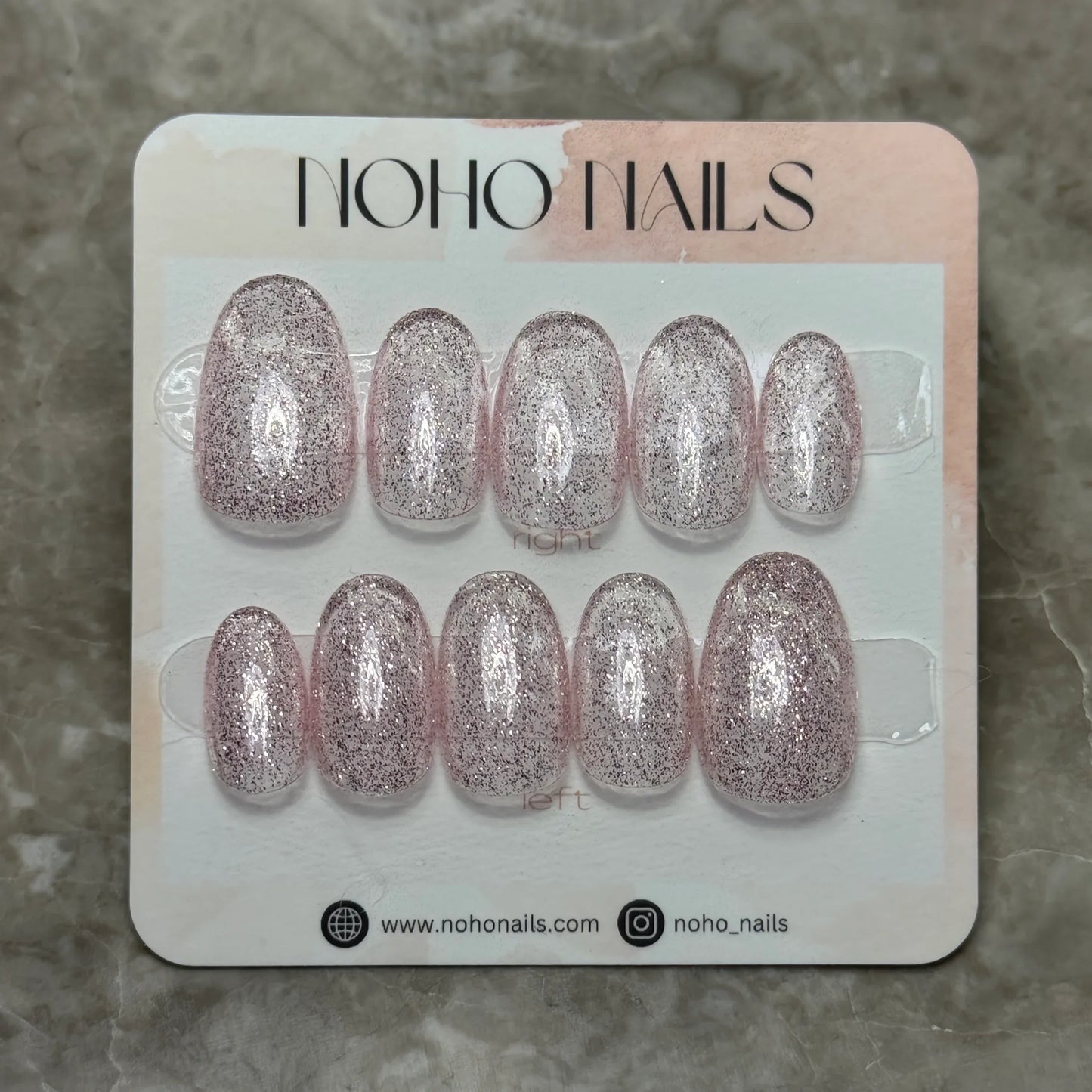 Pink Petit Etoile - Noho Nails