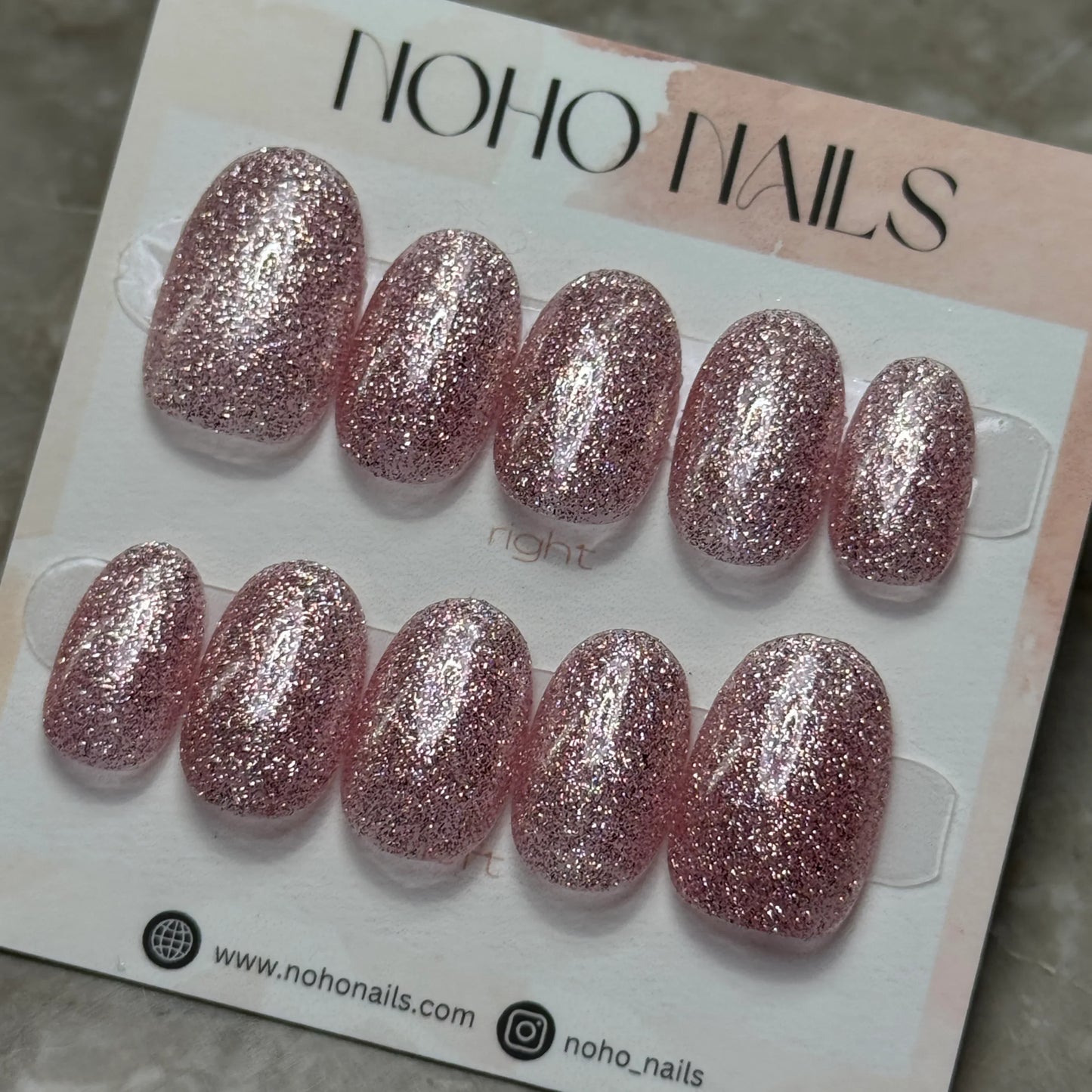 Bright Pink Petit Etoile - Noho Nails