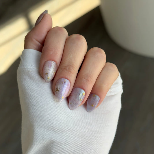 White Starry Light - Noho Nails