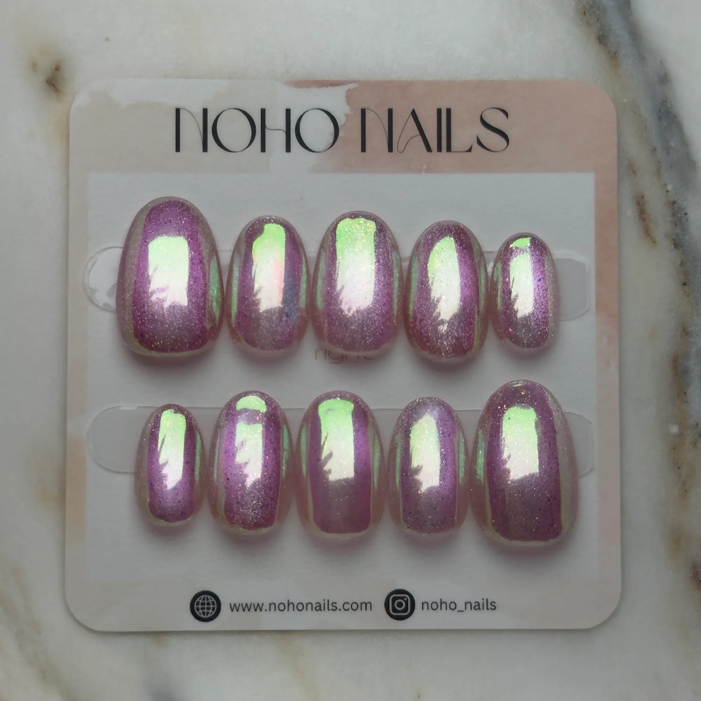 Pink Lemonade Chrome - Noho Nails