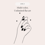 Custom Set* Design Level 2 (Multi-color, unlimited flat art)