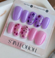 Jelly Pressed Flowers - Noho Nails