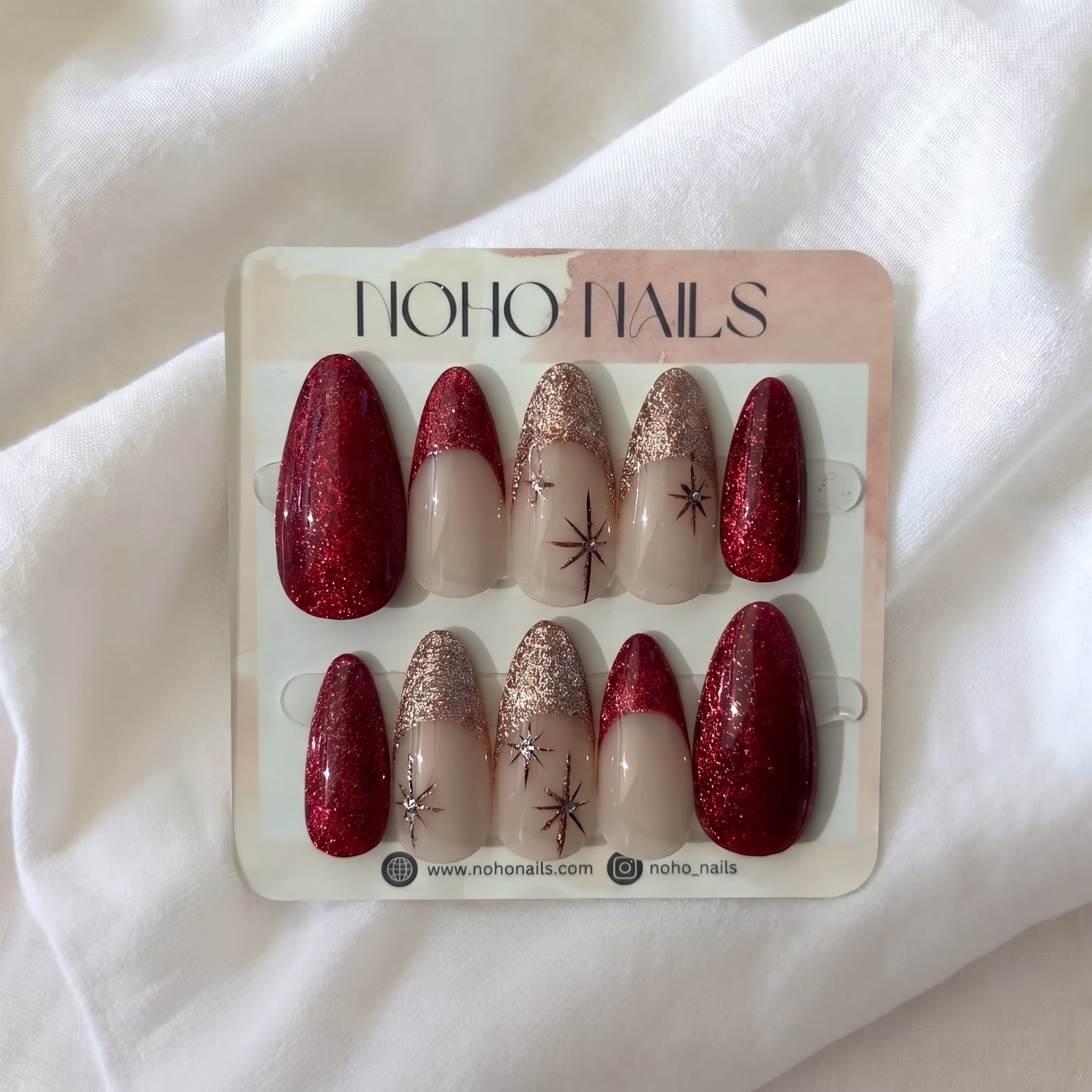 Crimson Twinkle - Noho Nails