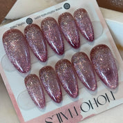 Pinking of Sparkle - Noho Nails