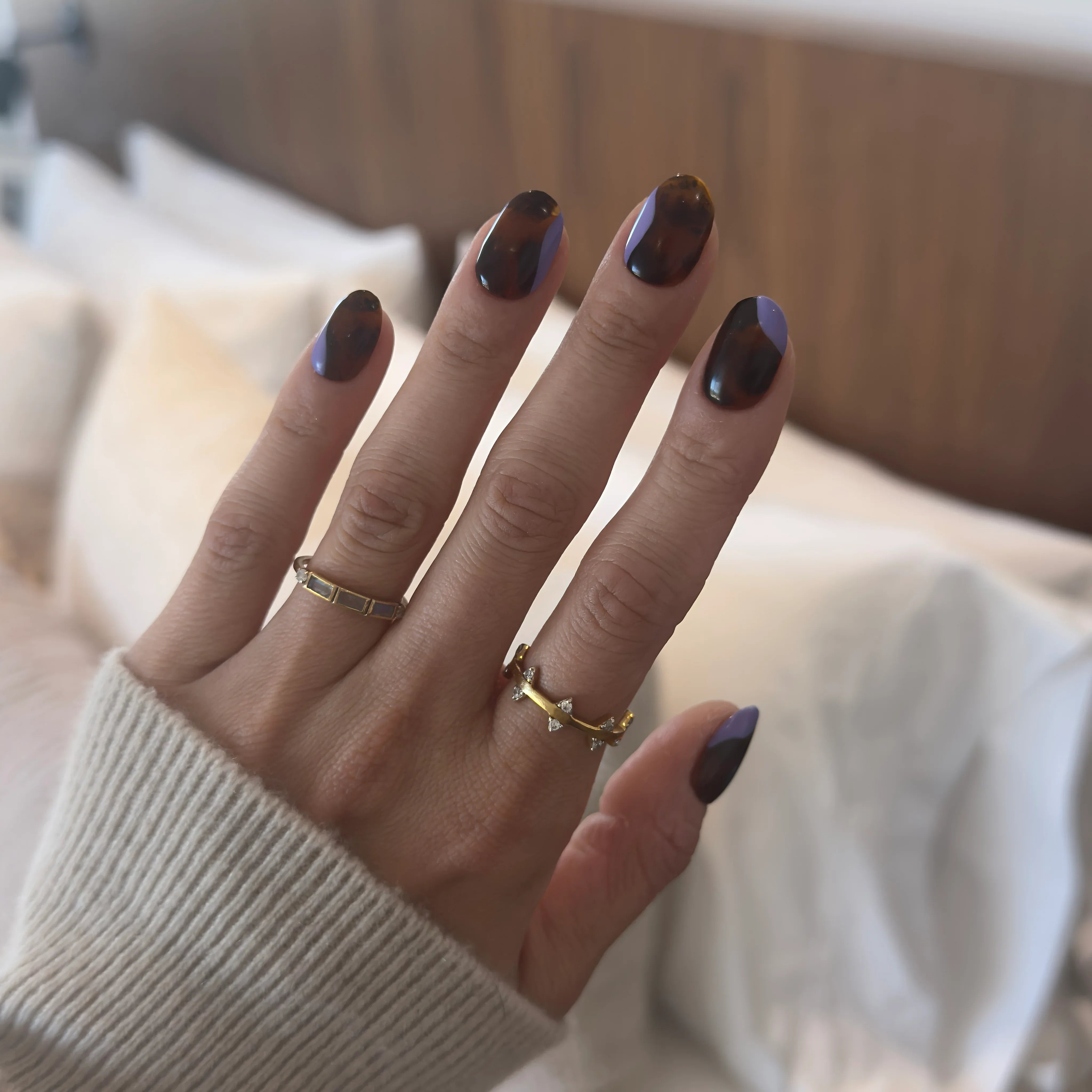 Tortoise Mosiac - Noho Nails