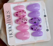 Jelly Pressed Flowers - Noho Nails