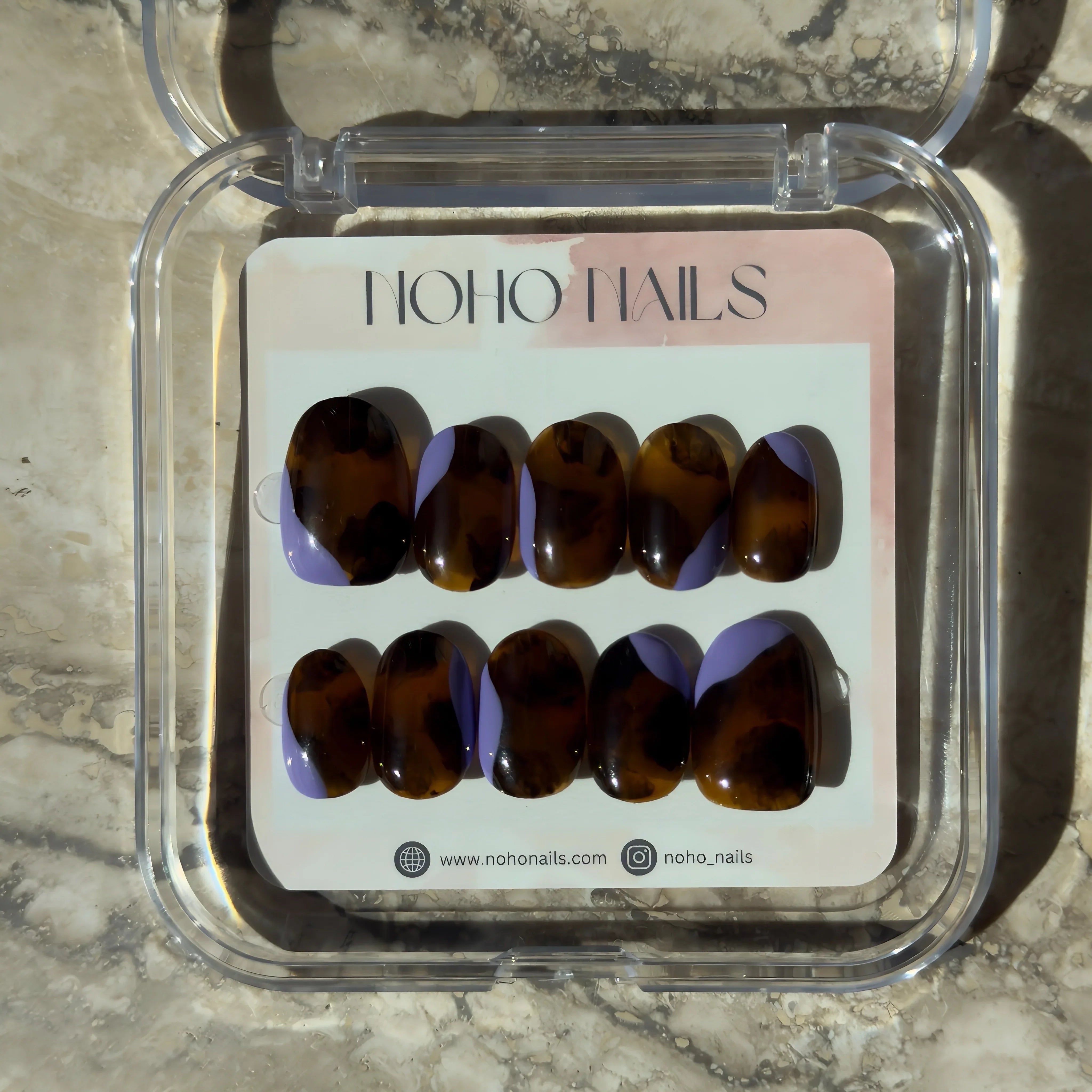 Tortoise Mosiac - Noho Nails