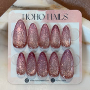 Pinking of Sparkle - Noho Nails