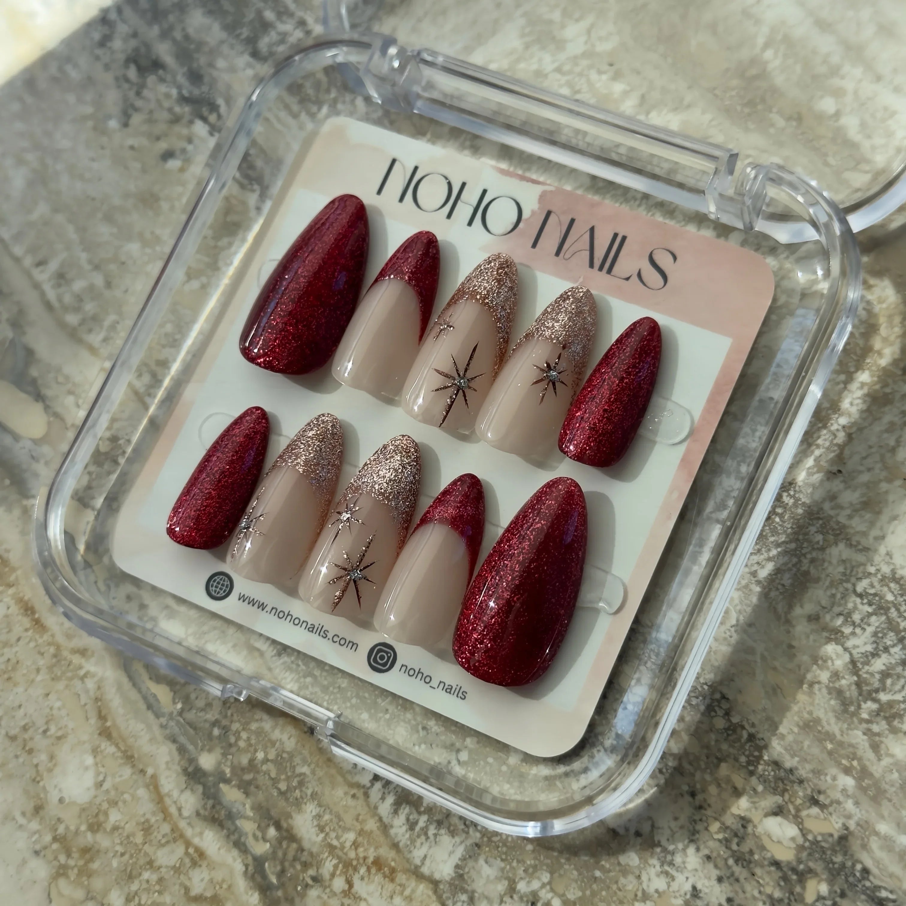 Crimson Twinkle - Noho Nails