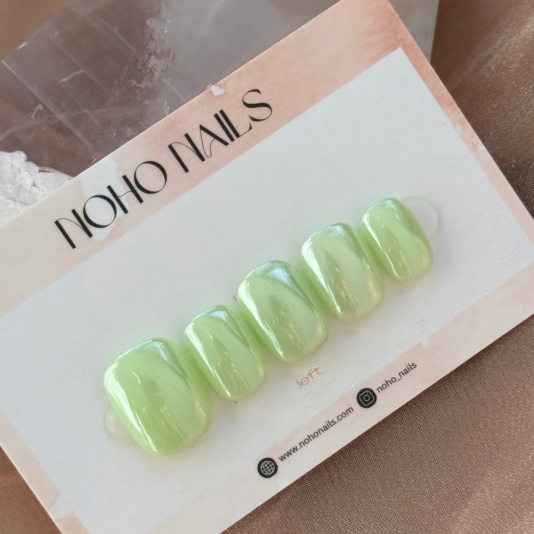 Lawn-ing For You Crystal Platinum - Noho Nails