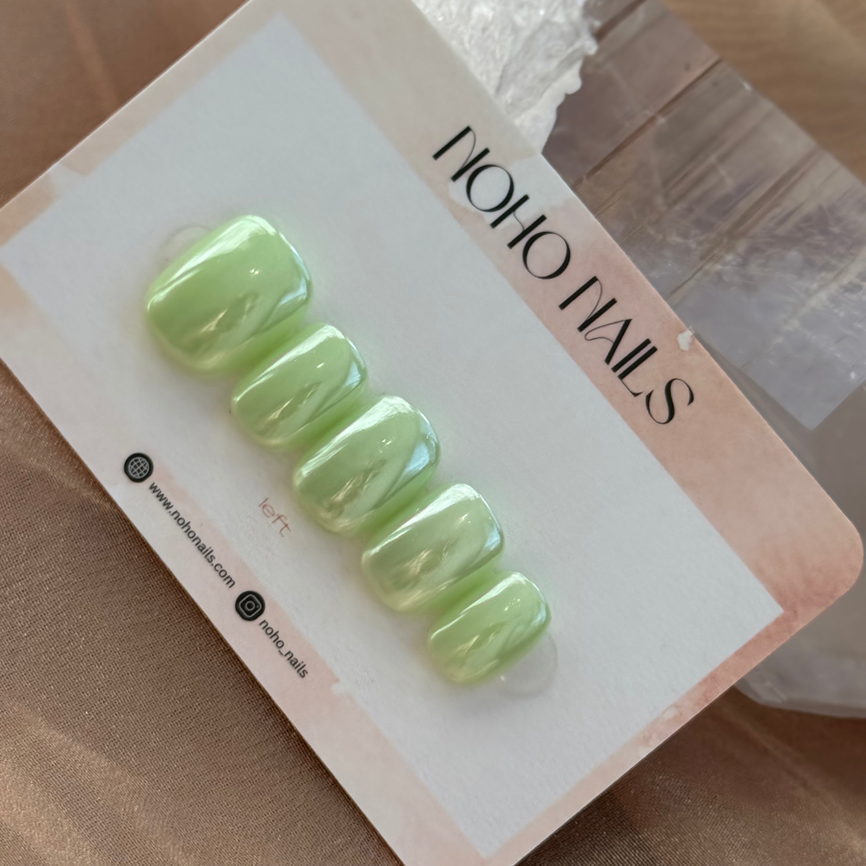 Lawn-ing For You Crystal Platinum - Noho Nails
