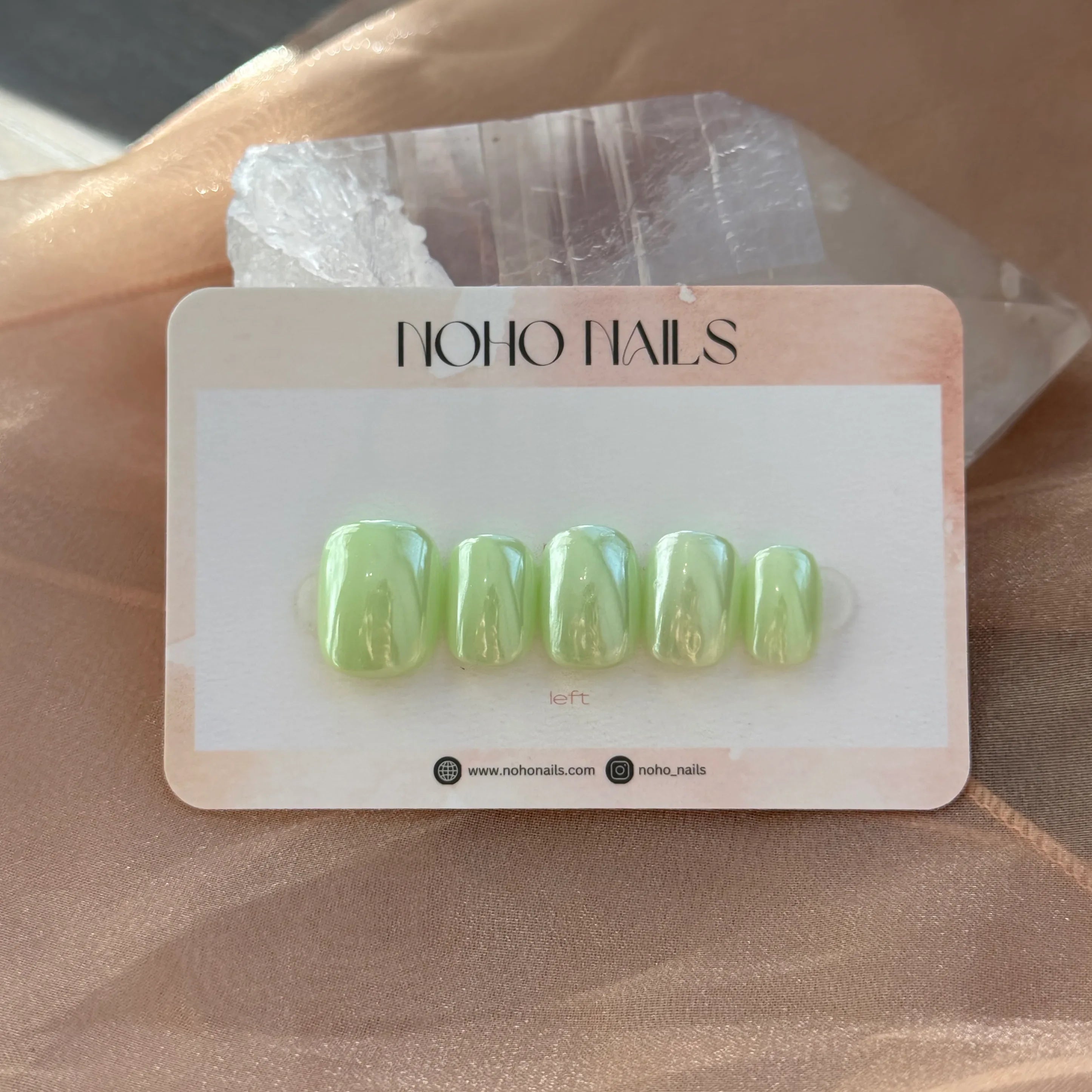 Lawn-ing For You Crystal Platinum - Noho Nails