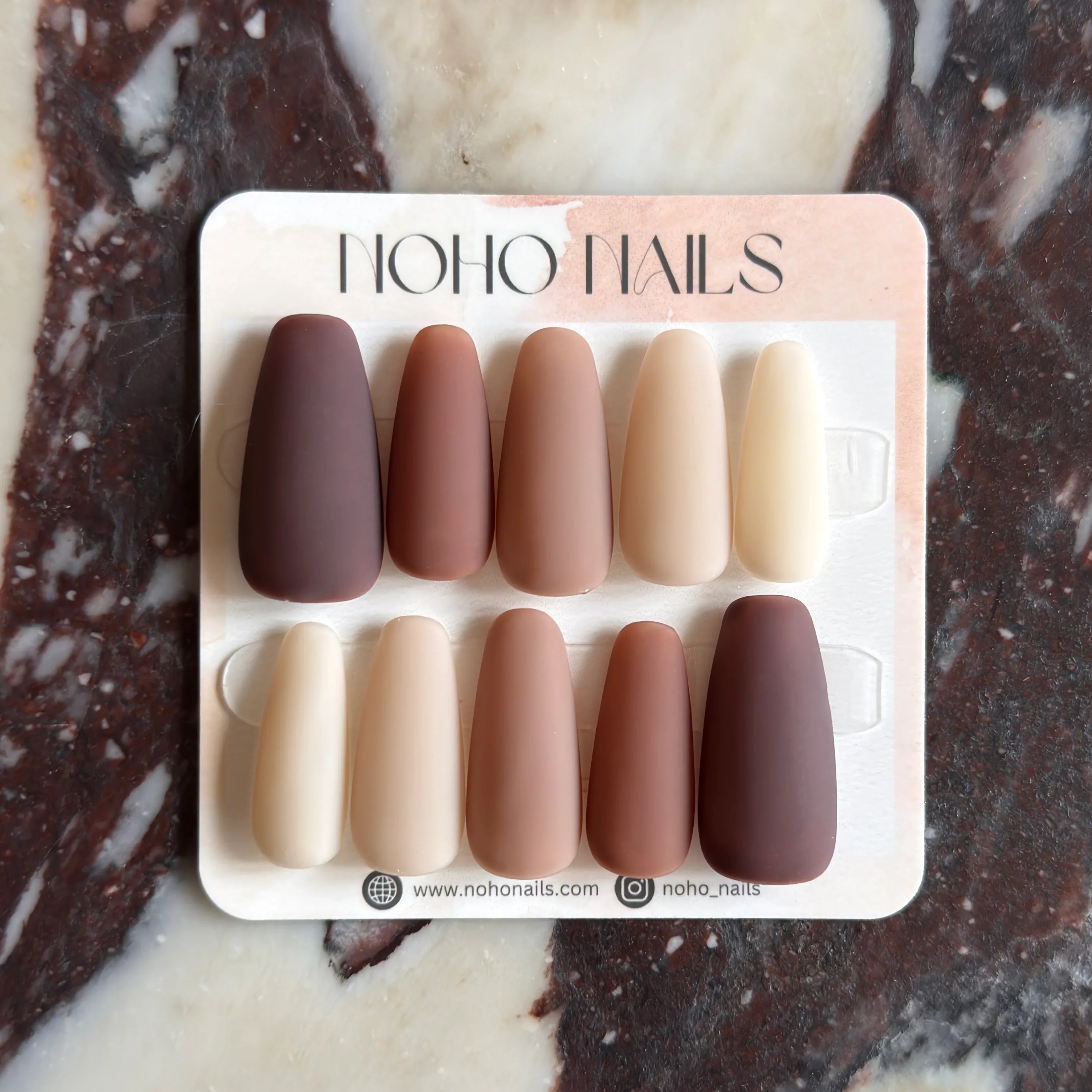 Matte Maple Mocha - Noho Nails