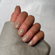 Glittering Greige - Noho Nails