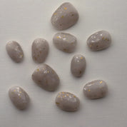 Glittering Greige - Noho Nails