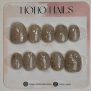 Glittering Greige - Noho Nails