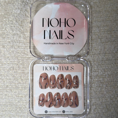 Chrome Contour - Noho Nails