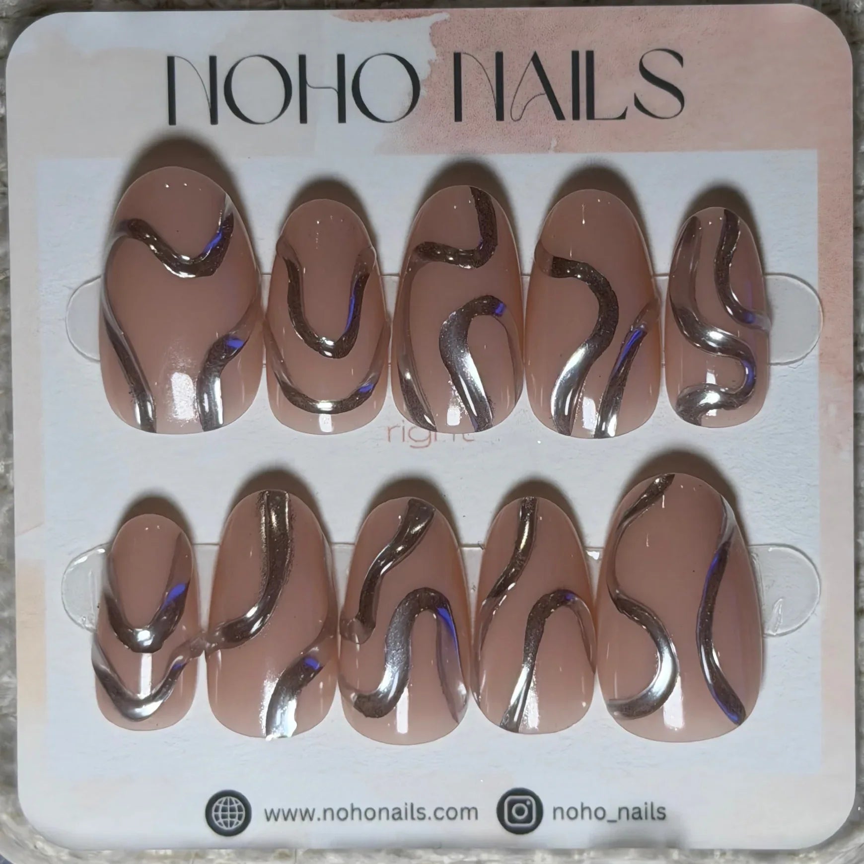 Chrome Contour - Noho Nails