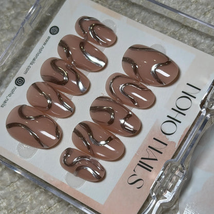 Chrome Contour - Noho Nails