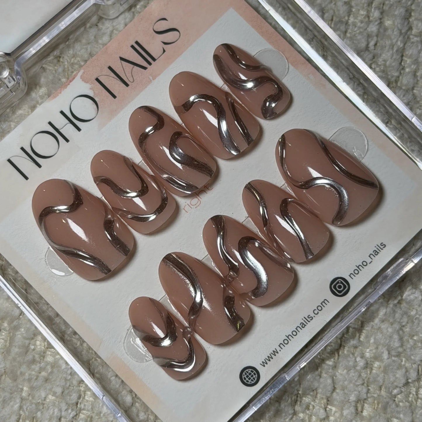 Chrome Contour - Noho Nails