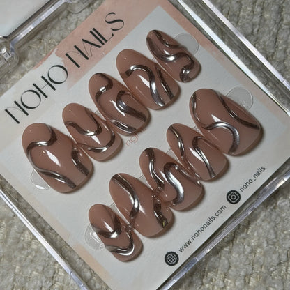 Chrome Contour - Noho Nails