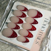 Studded Scarlet - Noho Nails