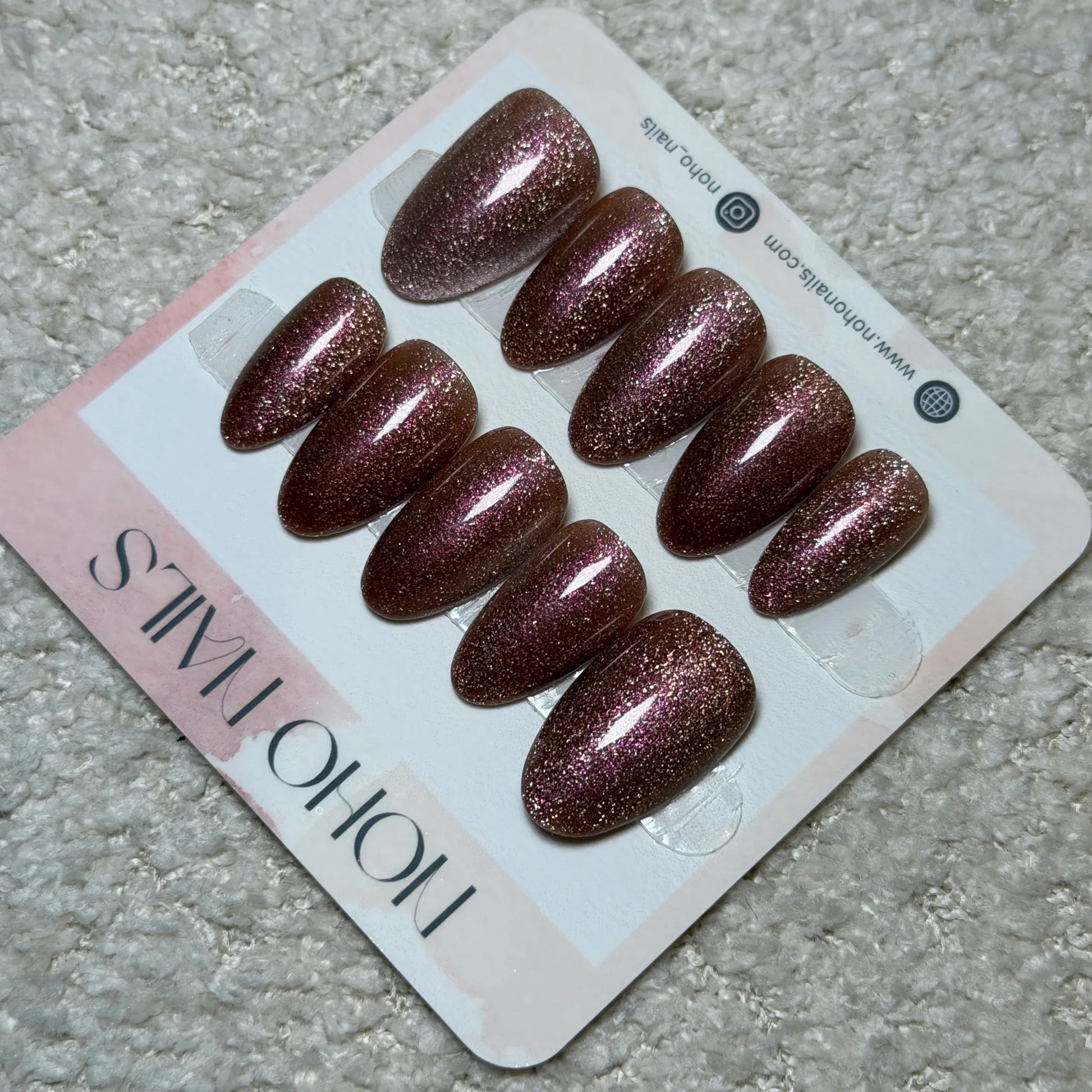 Satin Sangria - Noho Nails