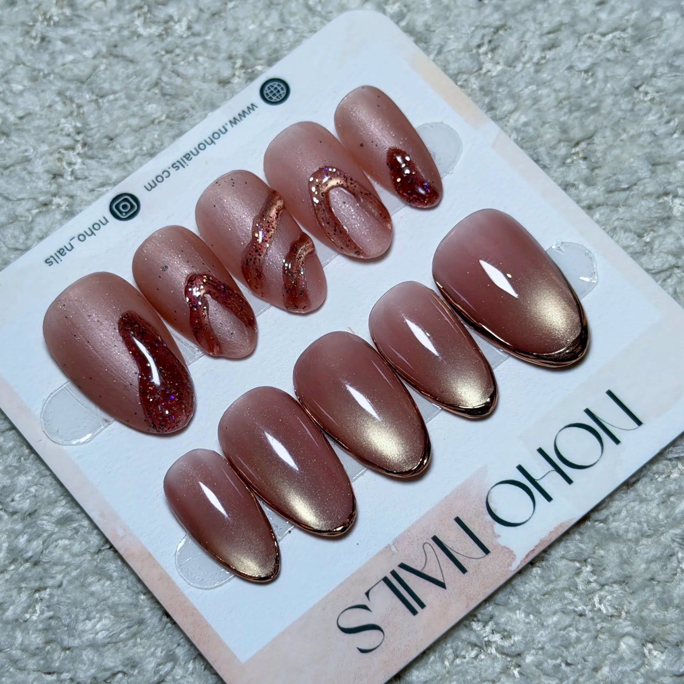 Sunset Ripple - Noho Nails