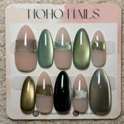 Emerald Inlay - Noho Nails