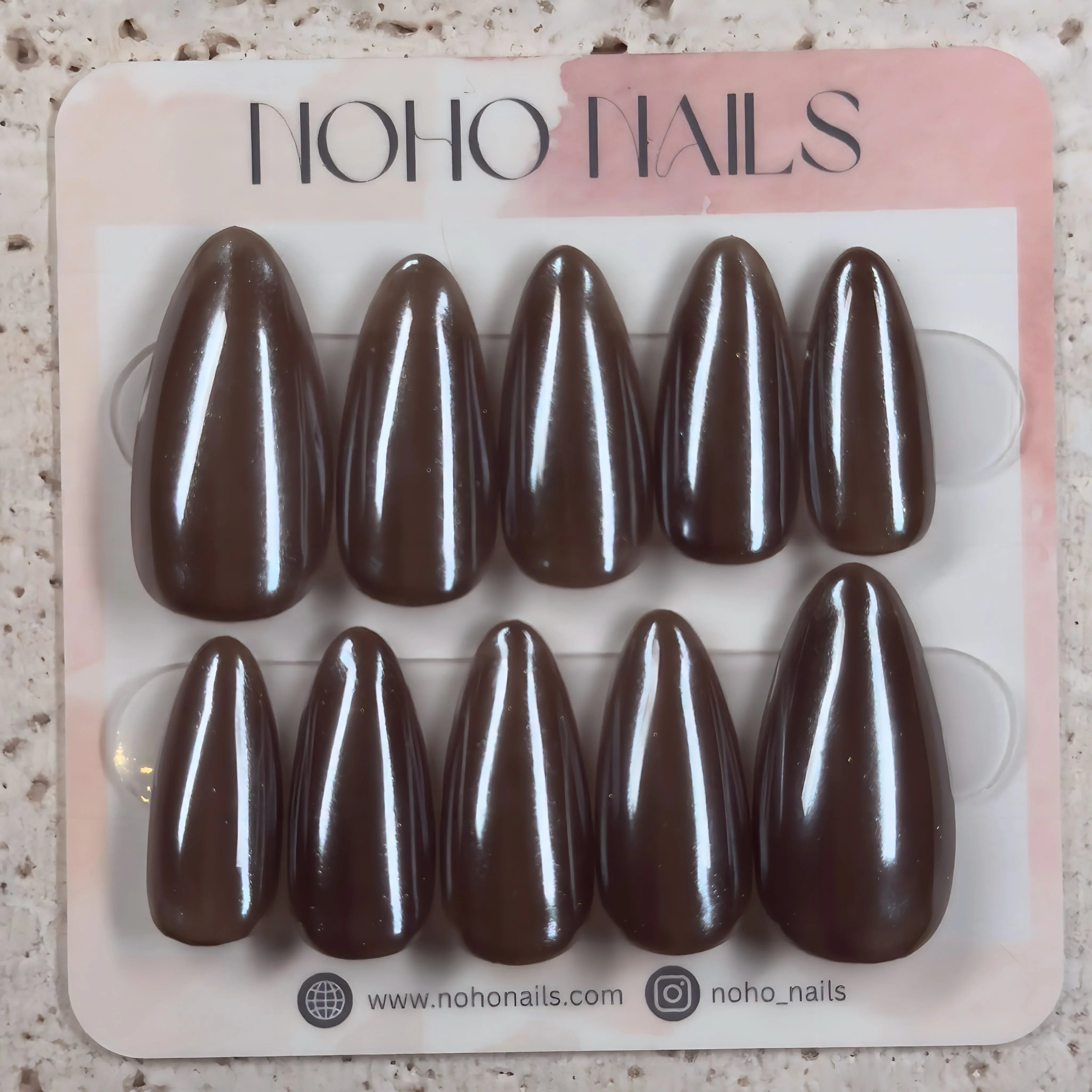 Chrome Brownie - Noho Nails