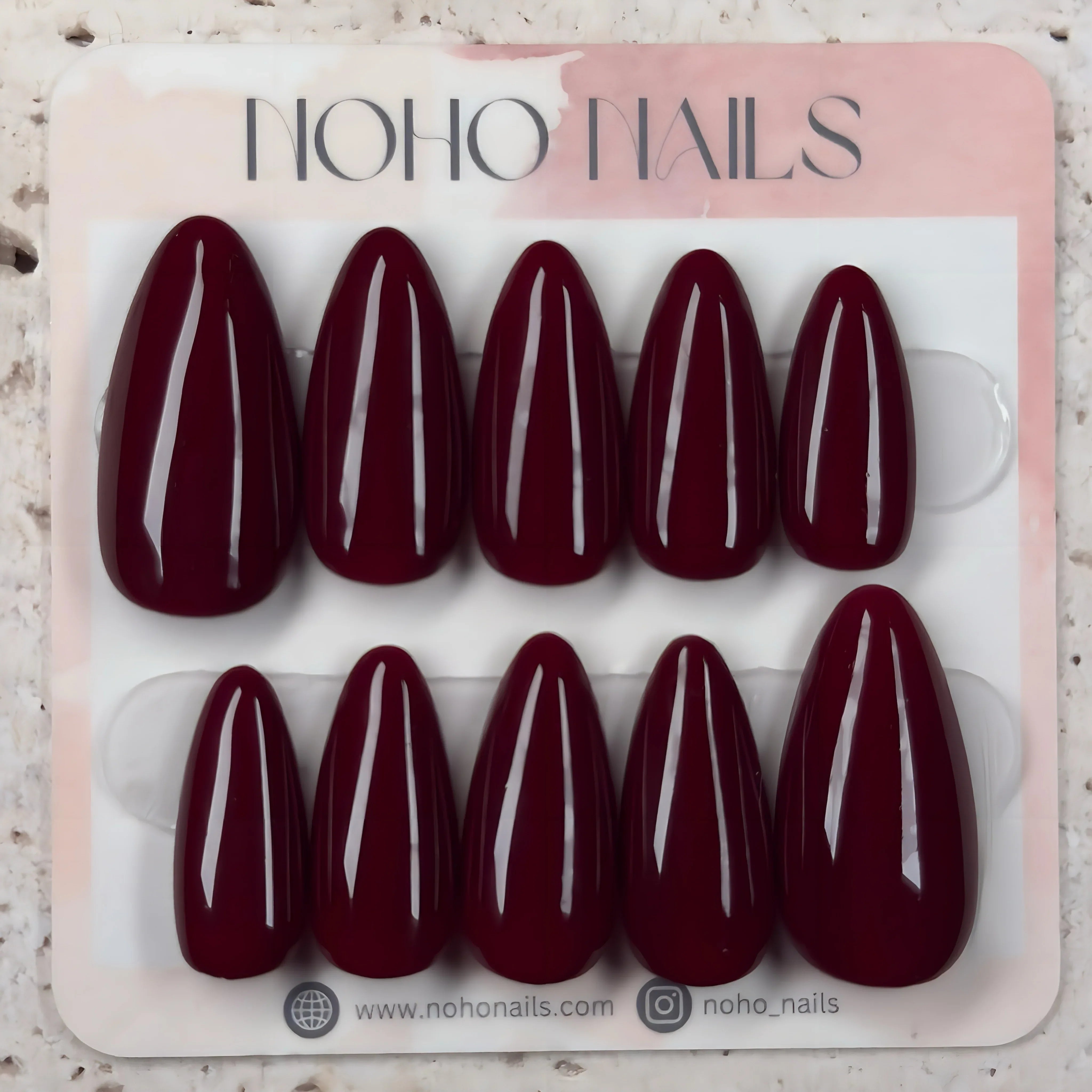 Never Bordeaux You - Noho Nails