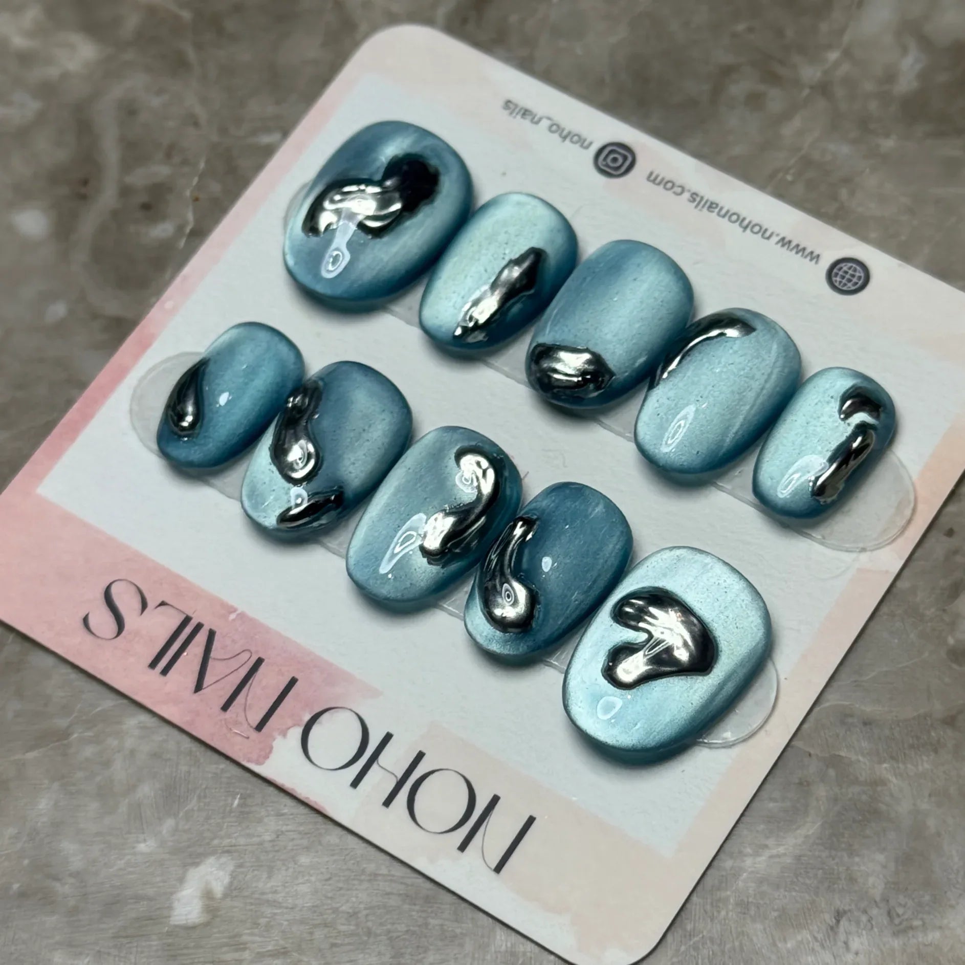 Chrome Tides - Noho Nails