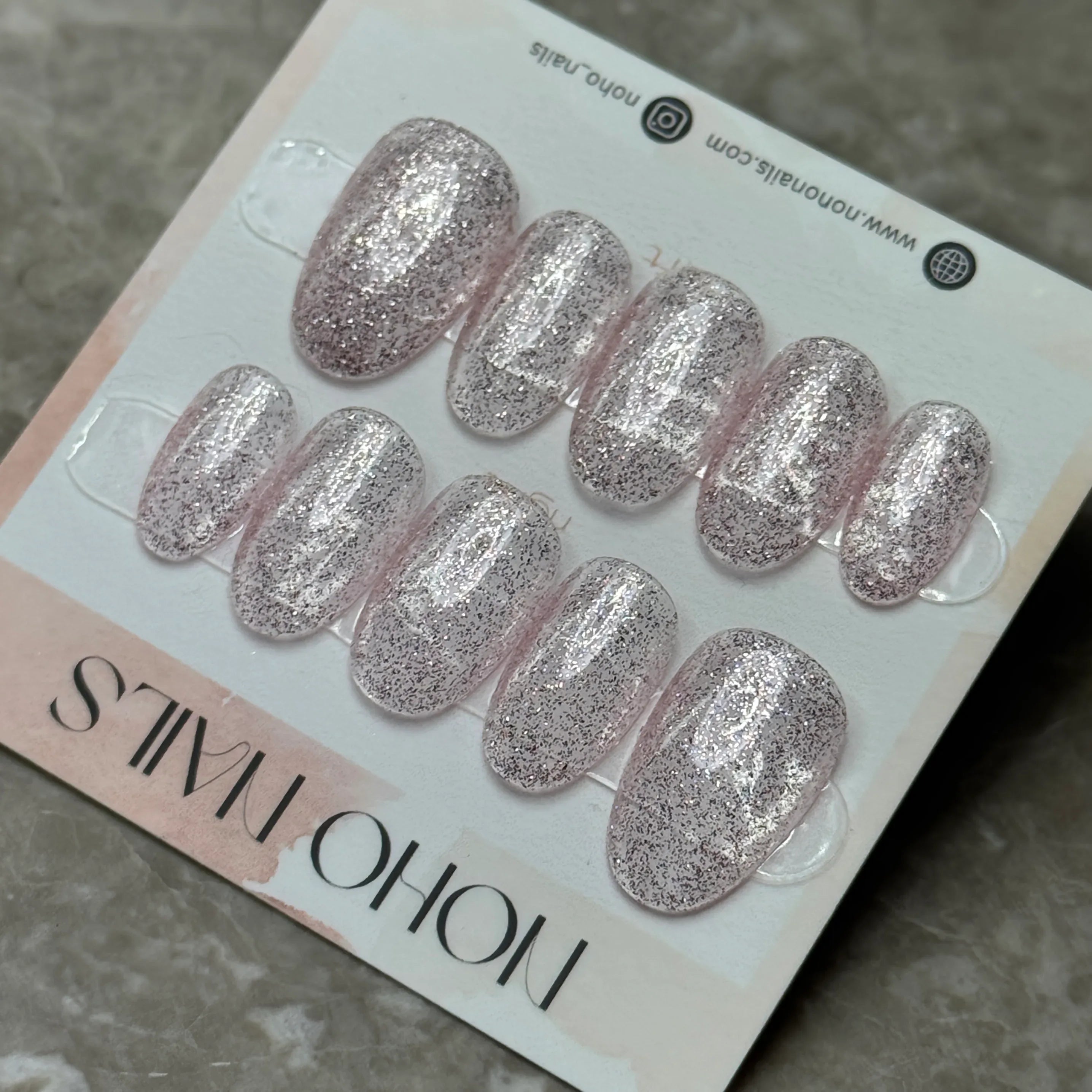 Pink Petit Etoile - Noho Nails