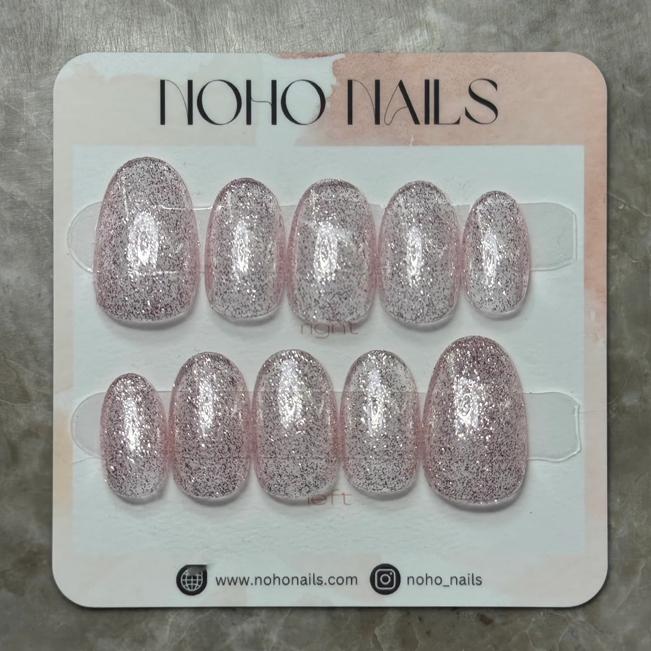 Pink Petit Etoile - Noho Nails