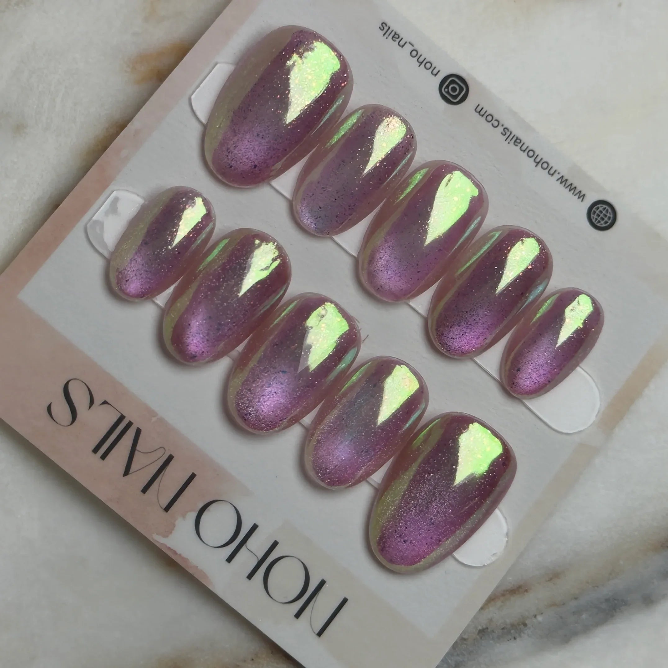 Pink Lemonade Chrome - Noho Nails