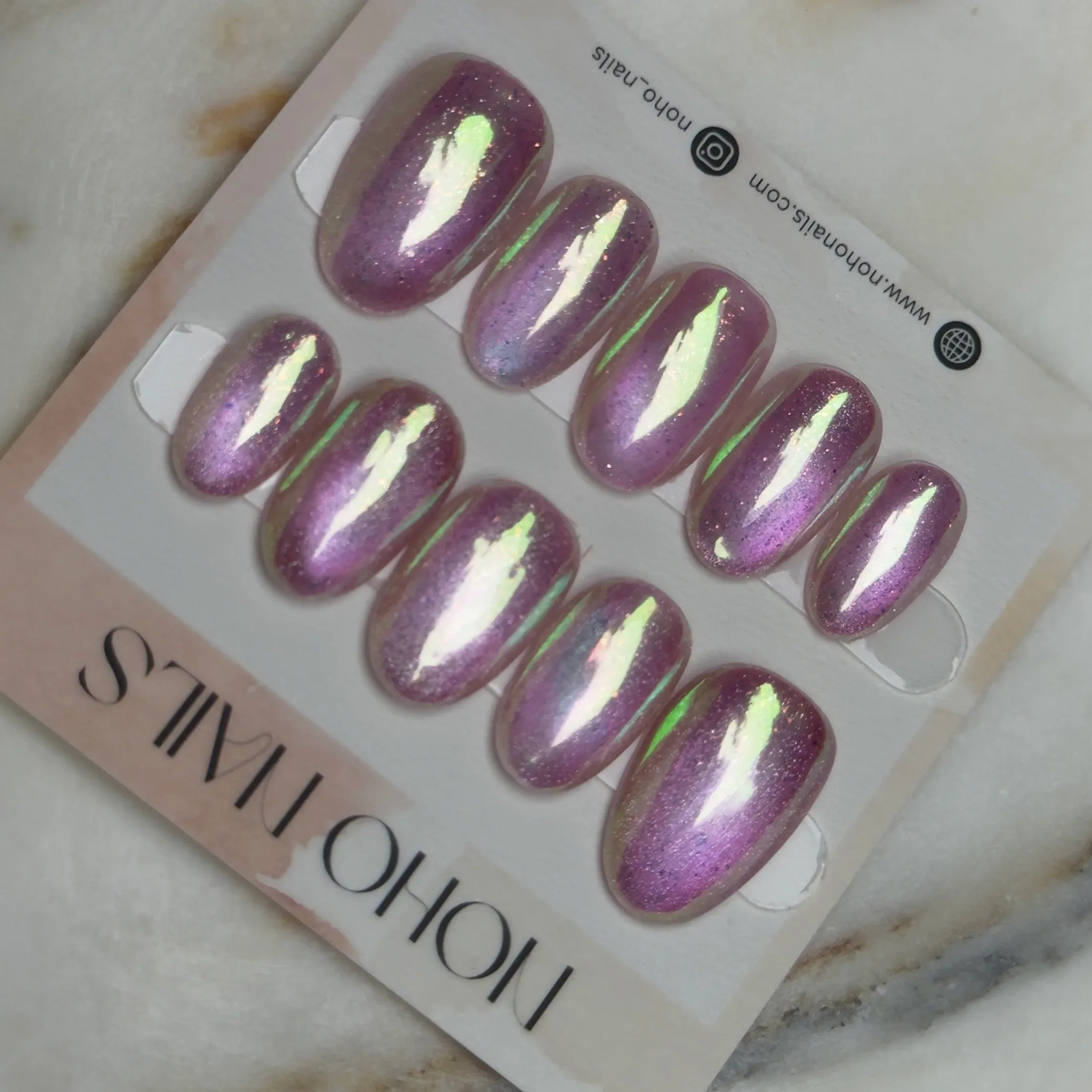 Pink Lemonade Chrome - Noho Nails