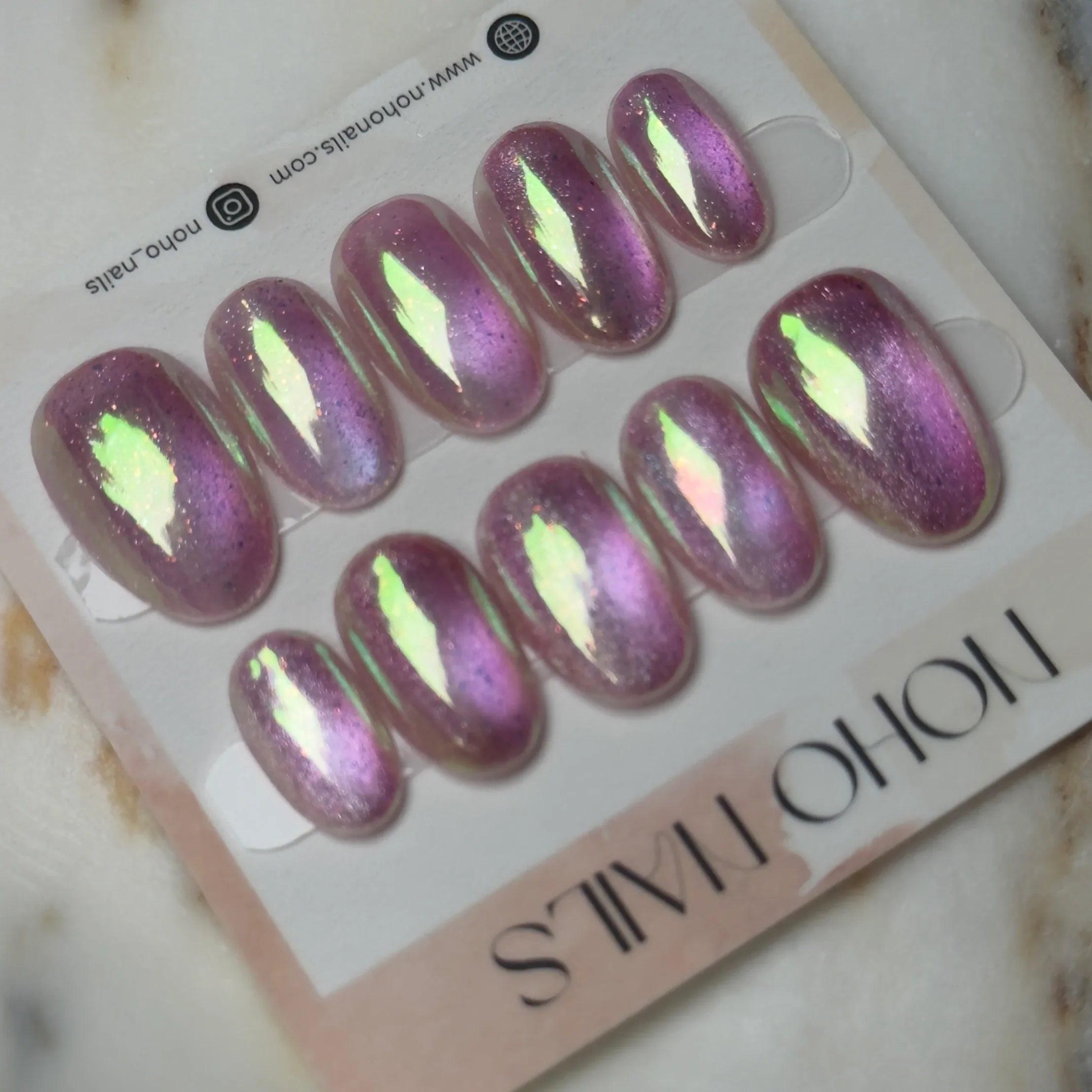 Pink Lemonade Chrome - Noho Nails