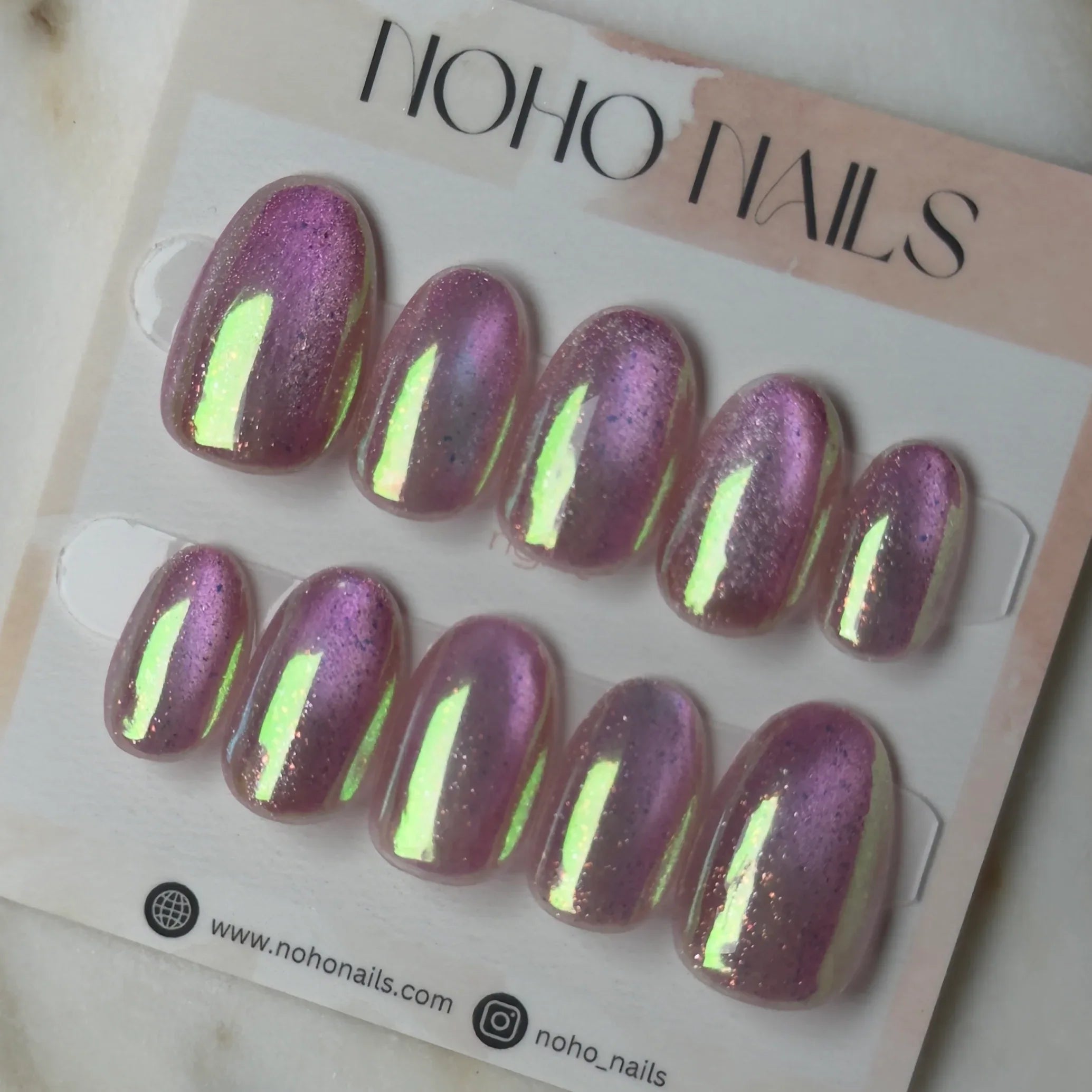 Pink Lemonade Chrome - Noho Nails