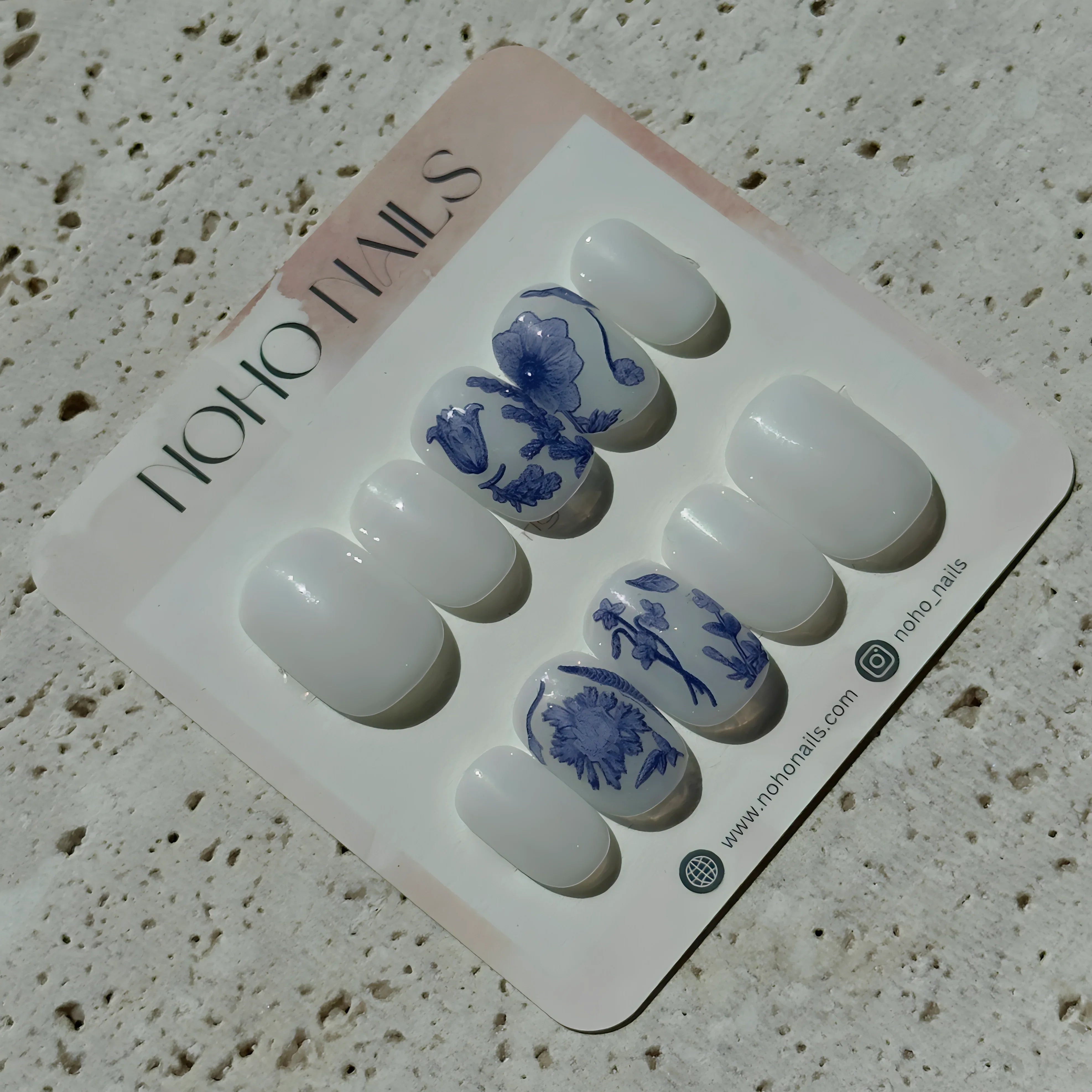 Porcelain Petals - Noho Nails