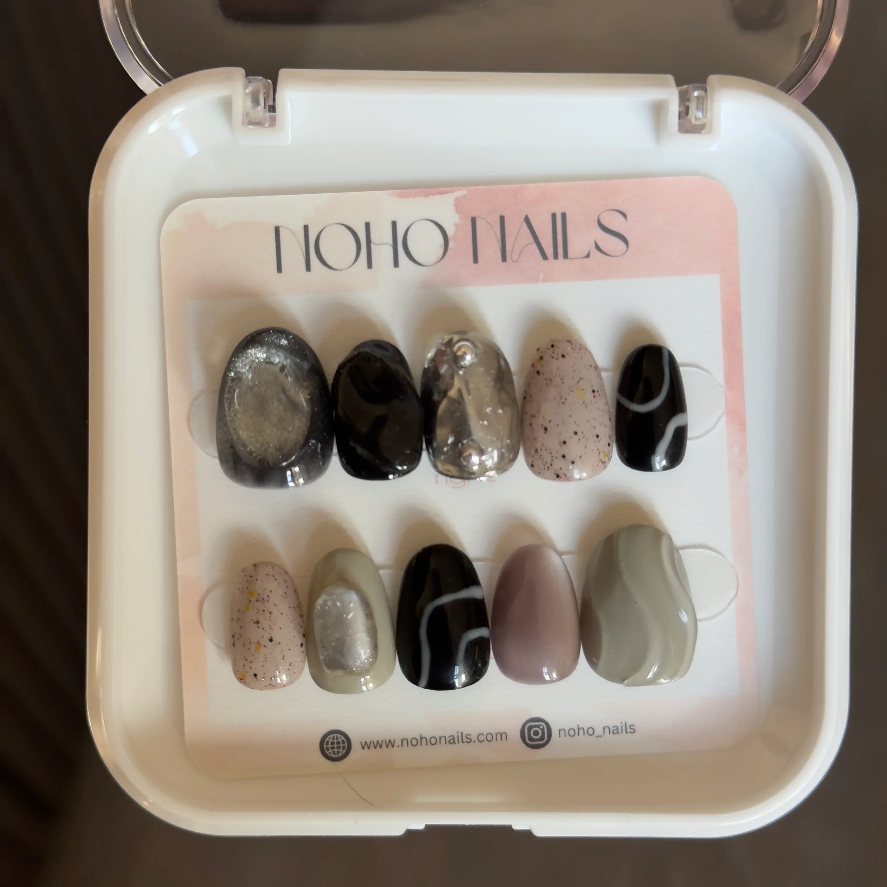 Granite Glam - Noho Nails