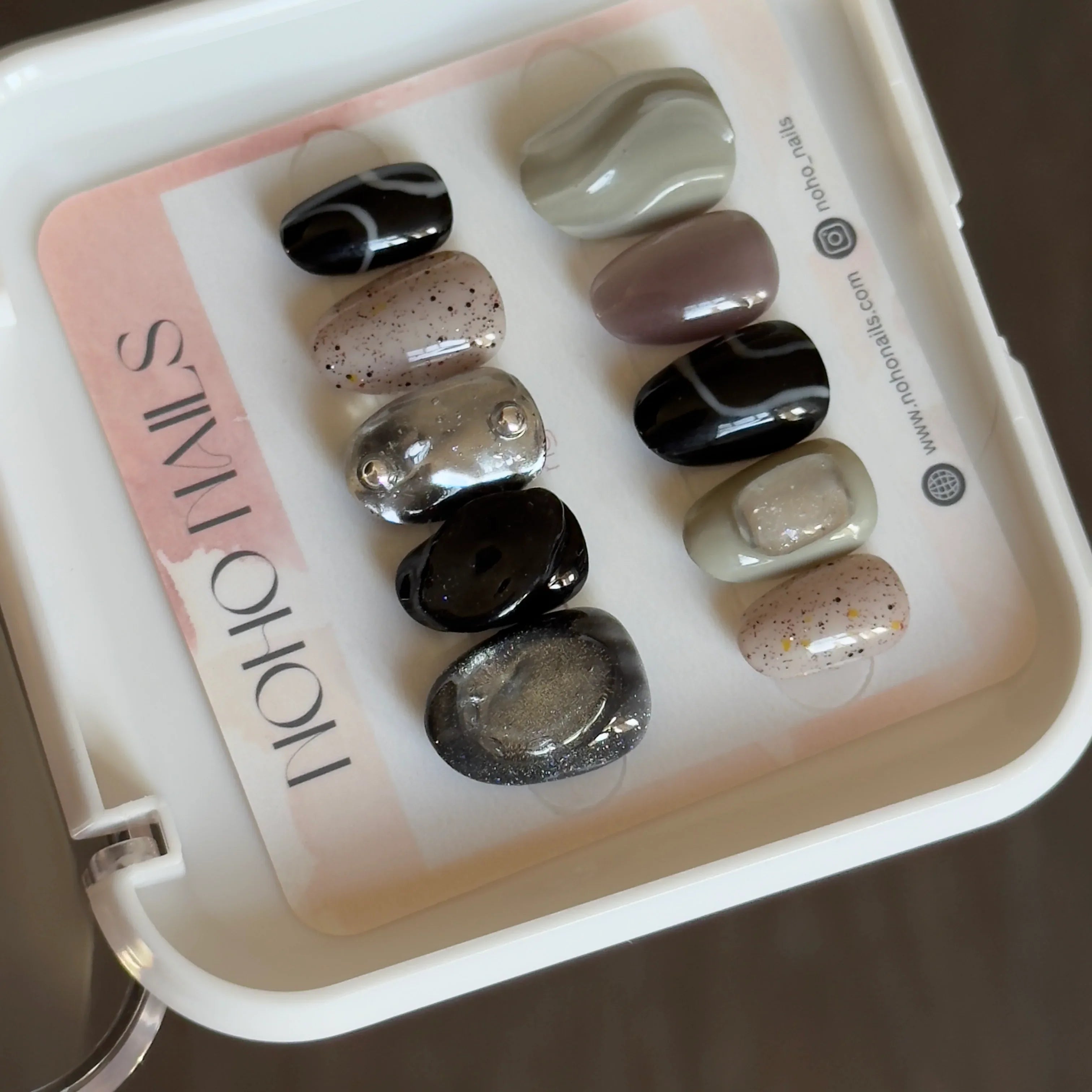 Granite Glam - Noho Nails