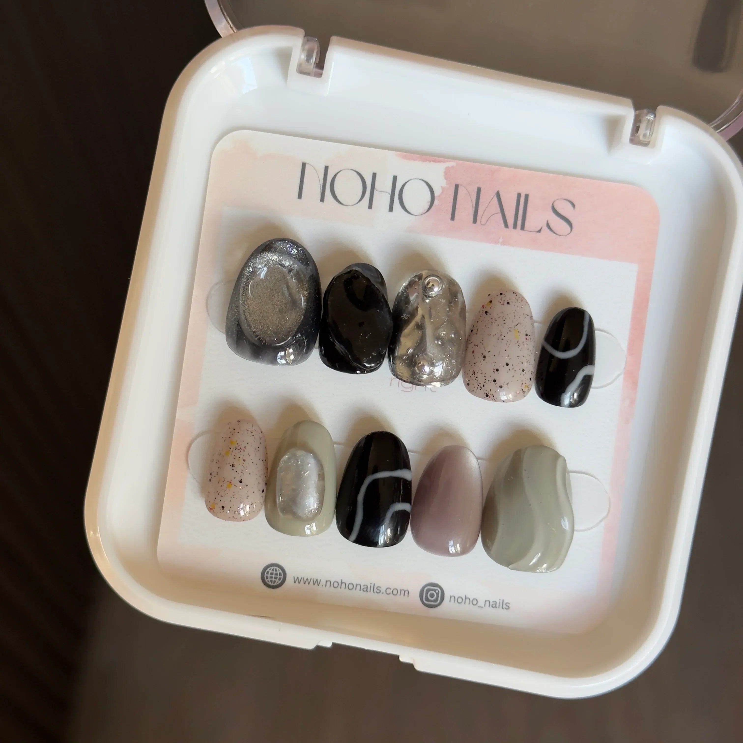 Granite Glam - Noho Nails