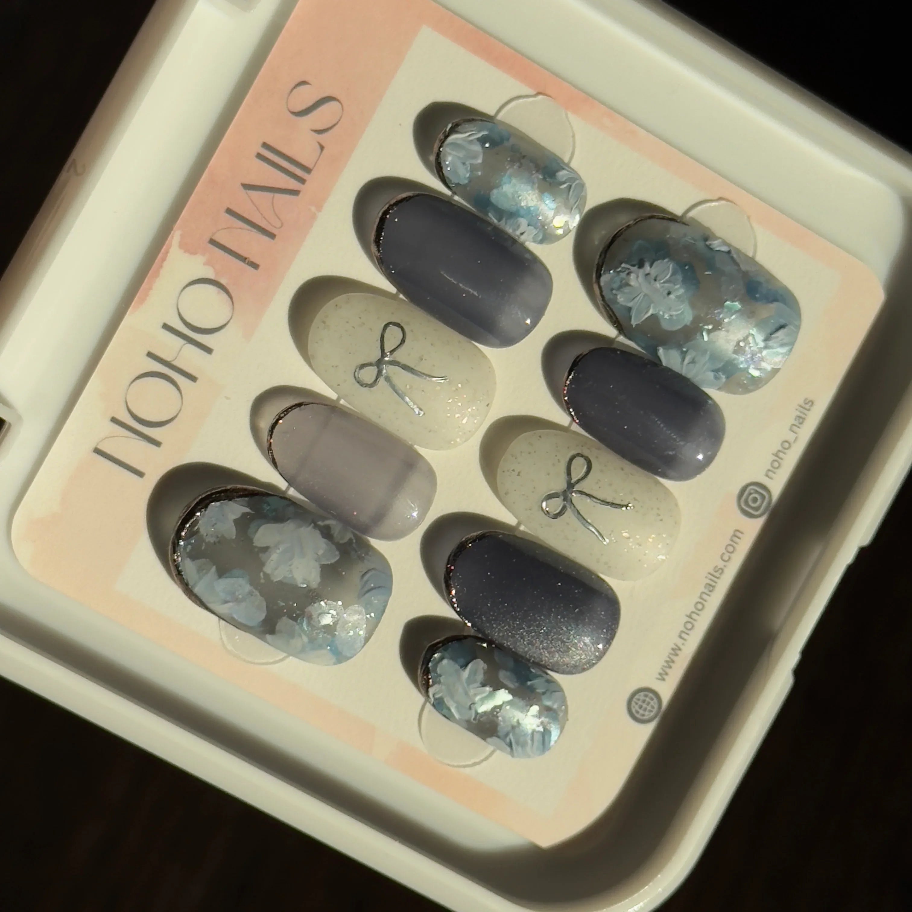 Frosted Florals - Noho Nails